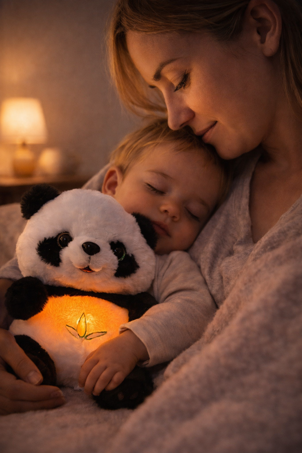 SoothiePal™ Breathing Panda Plush – Calming Sleep Toy with Heartbeat & Night Light for Babies & Kids
